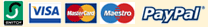 Pay by debit or credit card or Paypal